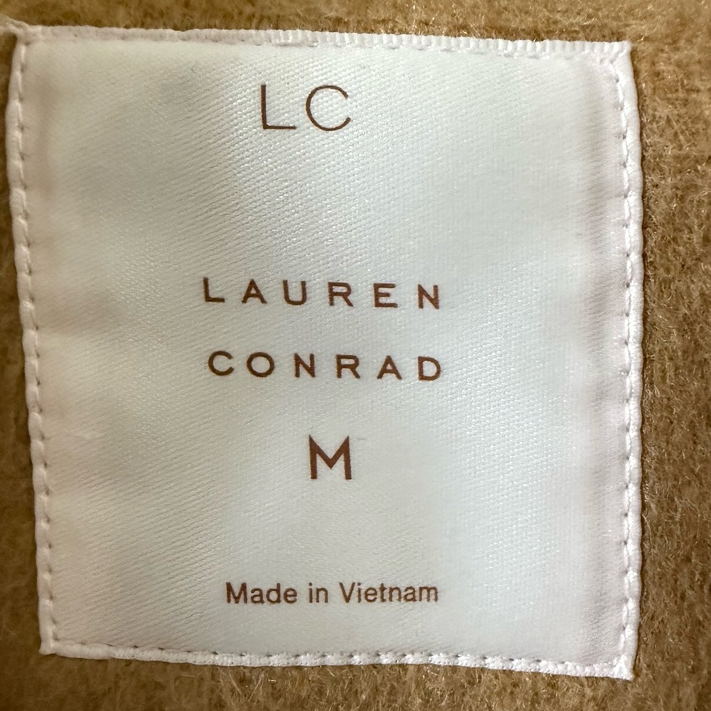 LC Lauren Conrad Double-Breasted Pea Coat size Medium - Picture 7 of 12